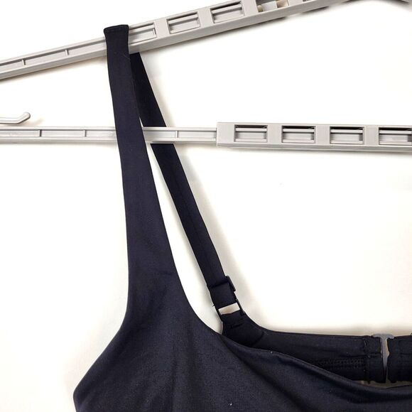 NEW Everlane ReNew Large Black  Bralette Stretch Adjustable Straps Sporty Casual - Picture 4 of 11